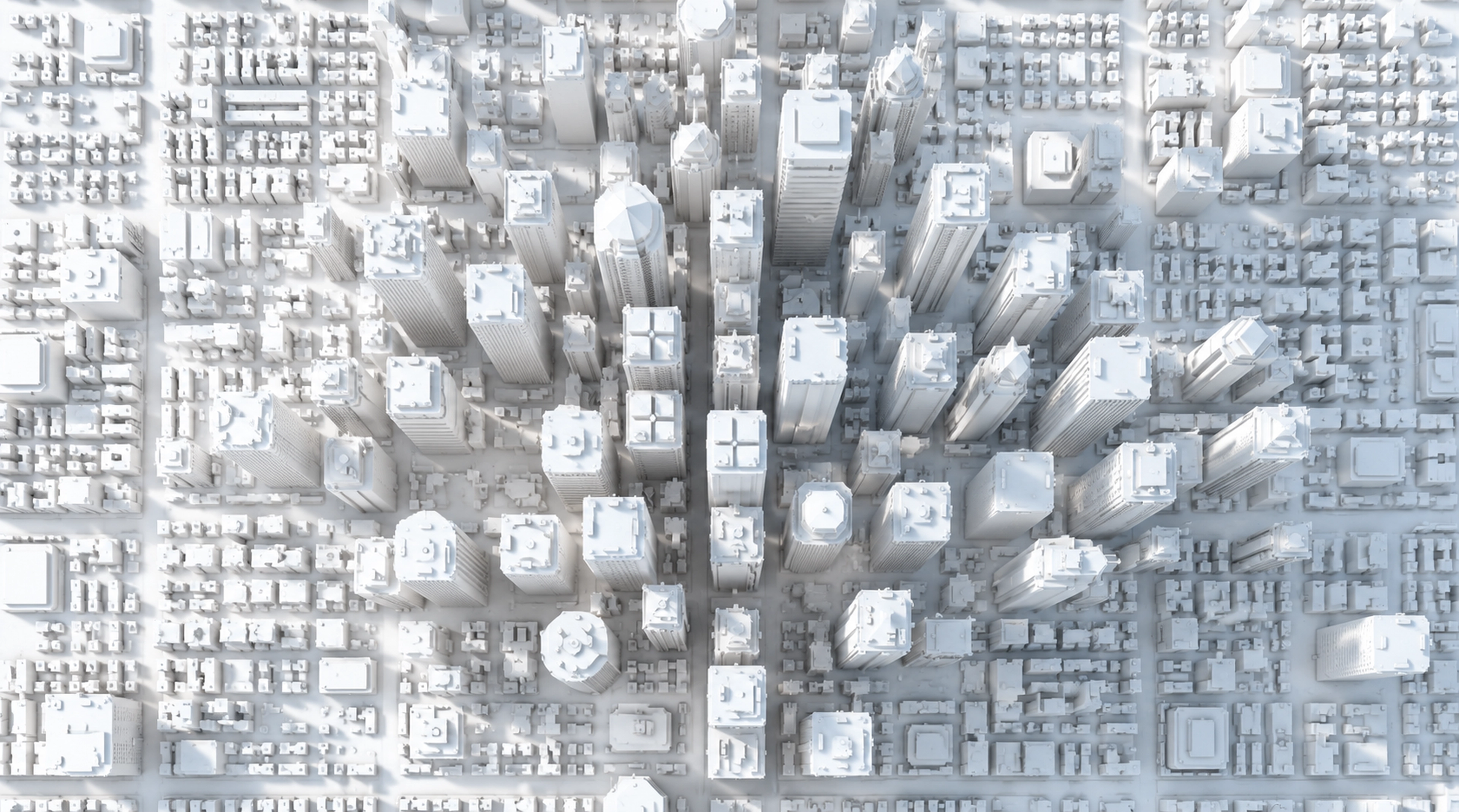 Abstract cityscape used as a video analytics hero visual.